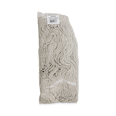 Boardwalk Pro Loop Web/Tailband Wet Mop Head, Cotton, 24oz, White (BWK424CEA)