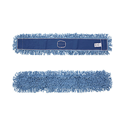 Boardwalk Dust Mop Head, Cotton/Synthetic Blend, 48" x 5", Blue (BWK1148)