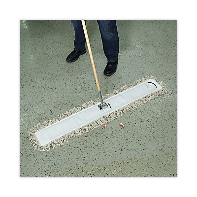 Boardwalk Industrial Dust Mop Head, Hygrade Cotton, 48w x 5d, White (BWK1348)