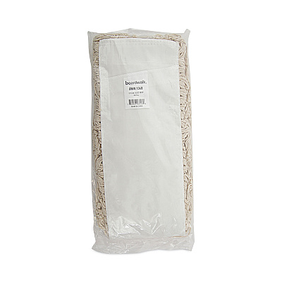 Boardwalk Industrial Dust Mop Head, Hygrade Cotton, 48w x 5d, White (BWK1348)