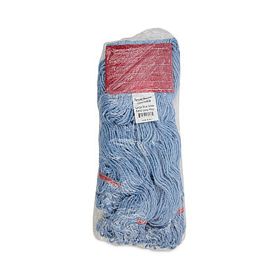 Boardwalk Pro Loop Web/Tailband Mop Head, Blue, Large, 12/Carton (BWK1800LBDZ)
