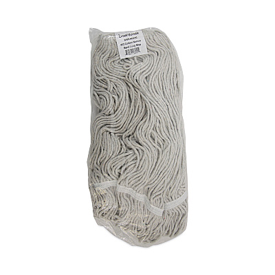 Boardwalk Mop Head, Loop Web/Tailband, Value Standard, Cotton, No. 32, White, 12/Carton (BWK4032C)