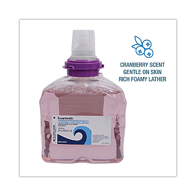 Boardwalk Lavender Foam Soap Refill, Cranberry Scent, 1,200 mL, 2/Carton (BWK42500)