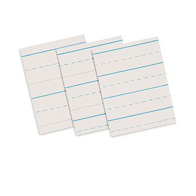 Pacon Multi-Program Handwriting Paper, 30 lb Bond Weight, 5/8" Long Rule, Two-Sided, 8.5 x 11, 500/Pack (PAC2692)