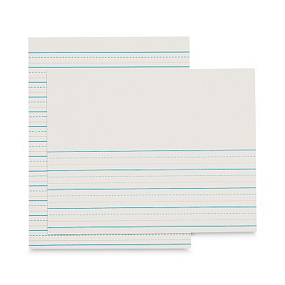 Pacon Multi-Program Picture Story Paper, 30 lb Bond Weight, 5/8" Long Rule, One-Sided, 8.5 x 11, 500/Pack (PAC2691)