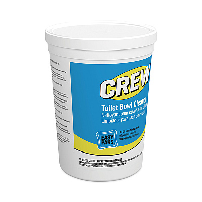 Diversey Crew Easy Paks Toilet Bowl Cleaner, Fresh Floral Scent, 0.5 Oz Packet, 90 Packets/tub, 2 Tubs/carton (DVOCBD540731)