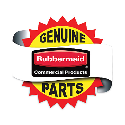 Rubbermaid Commercial Non-Marking Plate Casters, Swivel Mount Plate, 4" Wheel, Black/Gray/Silver (SGSFG1011L20000)