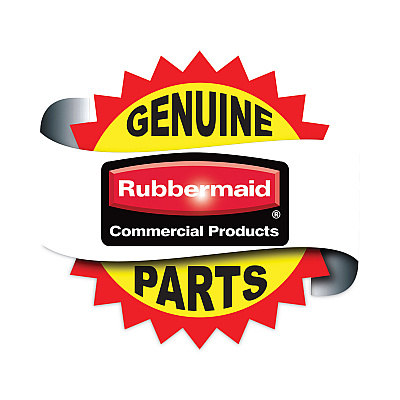 Rubbermaid Commercial Rubber Tool Grips for HYGEN Microfiber Cleaning Carts, Black (SGS9T73M5BLA)