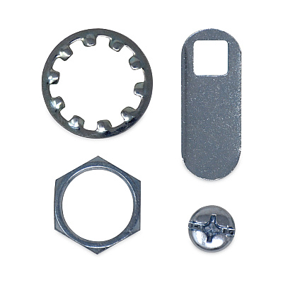 Rubbermaid Commercial Replacement Lock and Keys for Cleaning Carts, Silver (SGSFG9T73M20000)