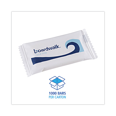 Boardwalk Face and Body Soap, Floral Scent, # 1/2, 1,000/Carton (BWKNO12SOAP)