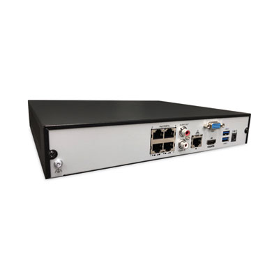 Cyberview N4 4-Channel Network Video Recorder with PoE