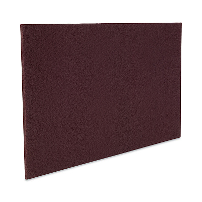 Boardwalk Deep Scrub Pads, 28 x 14, Maroon, 10/Carton (BWKSPP1428)