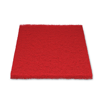 Boardwalk Buffing Floor Pads, 20 x 14, Red, 10/Carton (BWK402014RED)