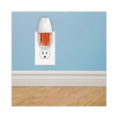 BRIGHT Air Electric Scented Oil Air Freshener Refill, Hawaiian Blossoms and Papaya, 0.67 oz Bottle, 5/Pack, 6 Pack/Carton (BRI900668CT)