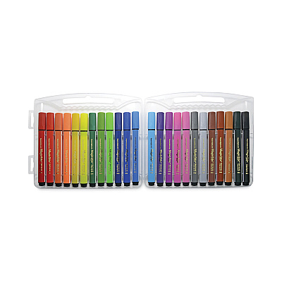 TPG Creations Magic Stix Markers, Medium Bullet Tip, Assorted Colors, 24/Pack (TPG397)