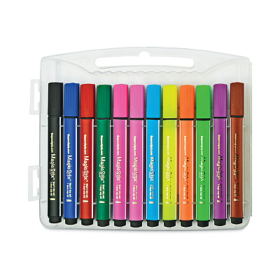 TPG Creations Magic Stix Markers, Medium Bullet Tip, Assorted Colors, 24/Pack (TPG397)