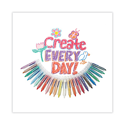 TPG Creations Wonder Stix, 3.75 x 0.2, Assorted Colors, 12/Pack (TPG637)
