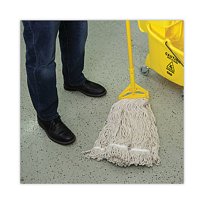 Boardwalk Mop Head, Pro Loop Web/Tailband, Premium Standard Head, Cotton, 32-Oz., White (BWK432C)