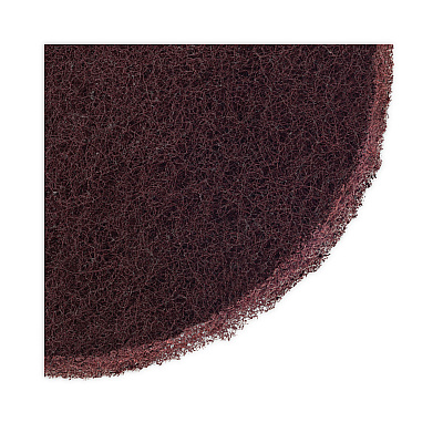 Boardwalk Deep Scrub Pads, 16" Diameter, Maroon, 10/Carton (BWKSPP16)
