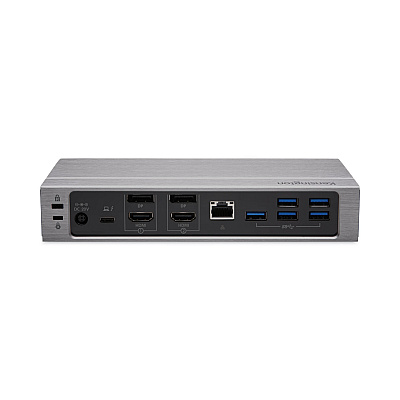 Kensington SD5600T Thunderbolt 3 and USB-C Dual 4K Hybrid Docking Station, Black/Silver (K34009NA)