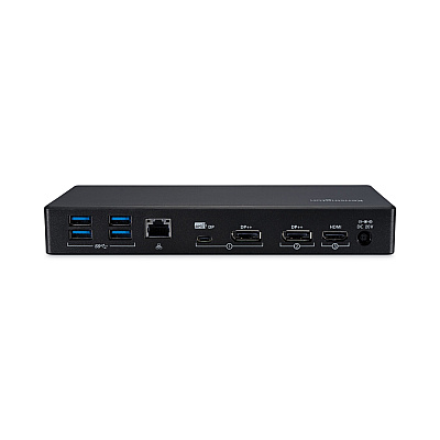 Kensington SD4850P USB-C 10 Gbps Dual Video Driverless Docking Station, Black (K34115NA)