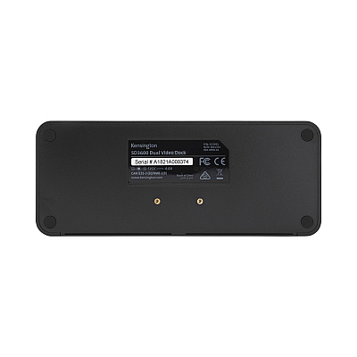 Kensington SD3600 5 Gbps USB 3.0 Dual 2K Docking Station, Black (K33991WW)