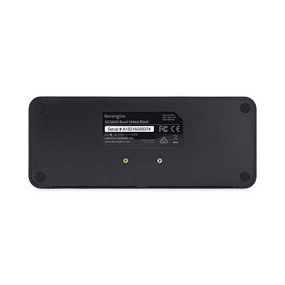 Kensington SD3600 5 Gbps USB 3.0 Dual 2K Docking Station, Black (K33991WW)