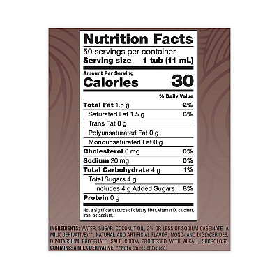 Coffee-mate Liquid Coffee Creamer, Salted Caramel Chocolate, 0.38 oz Mini Cups, 50/Box, 4 Boxes/Carton, 200 Total/Carton (NES77197CT)