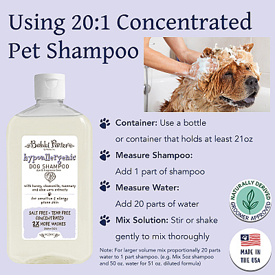 Bobbi Panter Botanicals Hypoallergenic Dog Shampoo Rosemary (14oz), Case Of 12 (BP00056-CS)
