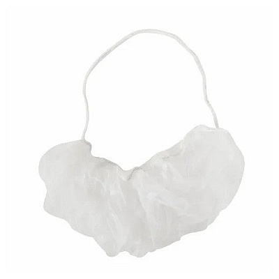 Proworks Beard Cover, Polyproplene, White, 500/cs, Case Of 500 (DA-BC100)