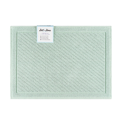 Cotton Bath Mat 17x24 Silt Green, 1 Each (P-HH-BM-1724-GR)