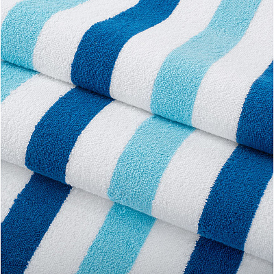 Cabo Cabana Beach Towel 30x70 Navy/blue, Pack Of 4 (PNP-CABOCABANA-NV/BL)