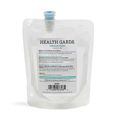 Health Gards Toilet Seat Cleaner, Pleasant Scent, Clear, 300 Ml, 6/bx, 6bx/cs, Box Of 6 (86300)