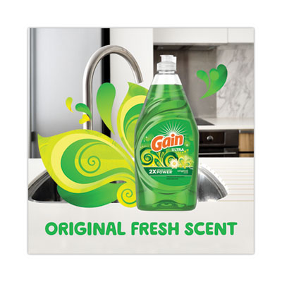 Dishwashing Liquid, Gain Original, 38 Oz Bottle, 8/carton (PGC74346)