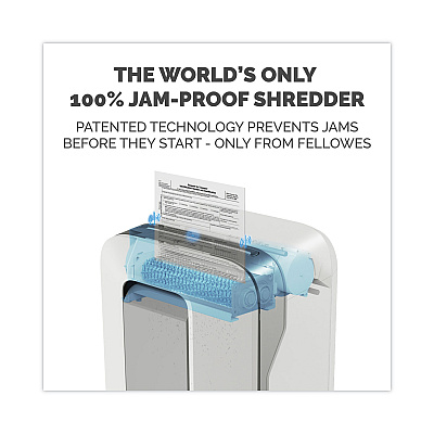 Fellowes Powershred LX200 Micro-Cut Shredder, 12 Manual Sheet Capacity, White (5015101)