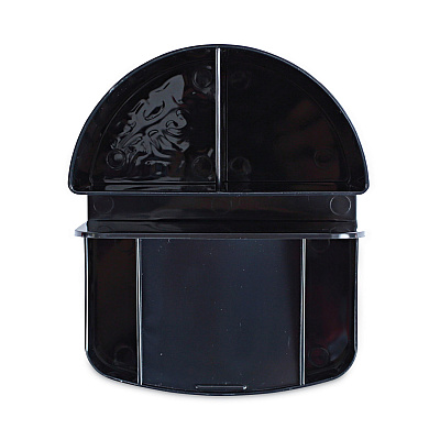 Universal Deluxe Message Center, 6 Compartments, Plastic, 5.5 x 6.75 x 5, Black (UNV08110)