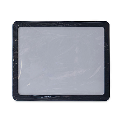 Universal Recycled Cubicle Dry Erase Board, 15.88 x 12.88, White Surface, Charcoal Plastic Frame (UNV08165)