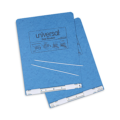 Universal Pressboard Hanging Binder, 2 Posts, 6" Capacity, 9.5 x 11, Light Blue (UNV15431)