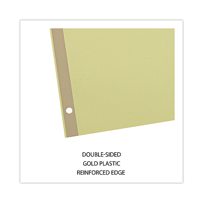 Universal Deluxe Extended Insertable Tab Indexes, 5-Tab, 11 x 8.5, Buff, Assorted tabs, 24 Sets (UNV20860)