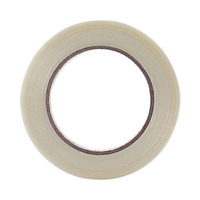 Universal 120# Utility Grade Filament Tape, 3" Core, 18 mm x 54.8 m, Clear (UNV30018)