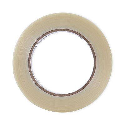 Universal 120# Utility Grade Filament Tape, 3" Core, 24 mm x 54.8 m, Clear (UNV30024)