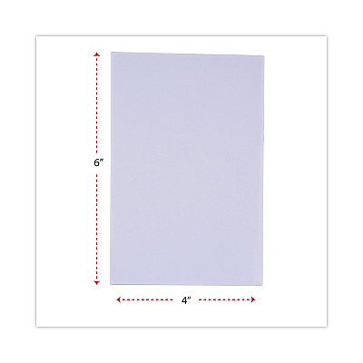Universal Scratch Pad Value Pack, Unruled, 4 x 6, White, 100 Sheets, 120/Carton (UNV35624)