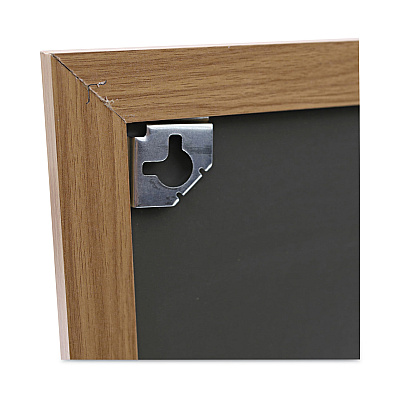Universal Cork Board with Oak Style Frame, 24 x 18, Tan Surface (UNV43602)