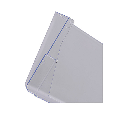 Universal Wall Files, 3 Sections, Letter Size, 13" x 4" x 14", Clear, 3/Set (UNV53682)