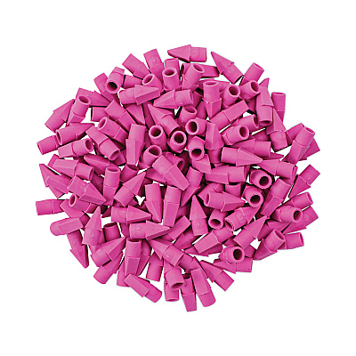 Universal Pencil Cap Erasers, For Pencil Marks, Pink, 150/Pack (UNV55150)