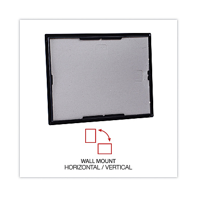 Universal All Purpose Document Frame, 8.5 x 11 Insert, Black/Gold, 3/Pack (UNV76849)