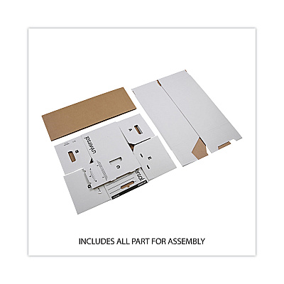 Universal Economy Storage Drawer Files, Letter Files, White, 6/Carton (UNV85120)