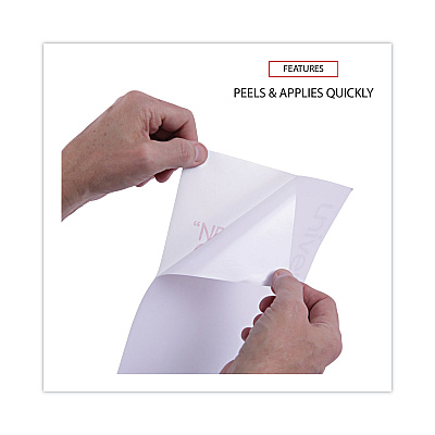 Universal Copier Mailing Labels, Copiers, 8.5 x 11, White, 100/Box (UNV90108)
