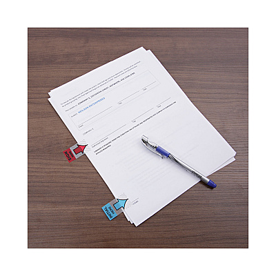 Universal Deluxe Message Arrow Flags, "Sign Here", Assorted Colors, 120/Pack (UNV99010)