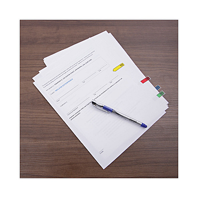 Universal Deluxe Message Arrow Flags, "Sign Here", Assorted Colors, 120/Pack (UNV99011)
